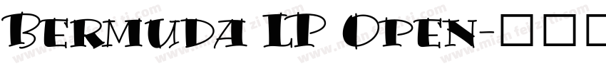 Bermuda LP Open字体转换